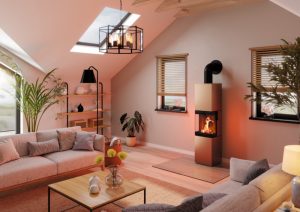 Spartherm-Kaminofen-Trico-L-steel-Rostbraun